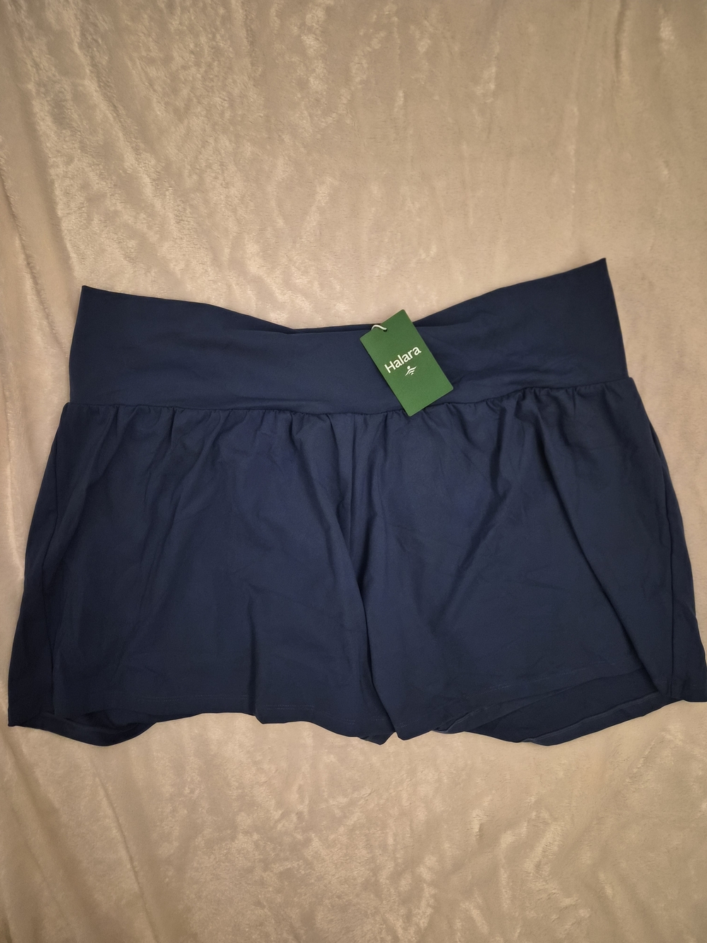 Halara Navy Athletic Skort 3X Long NWT Built In Shorts Tennis Activewear